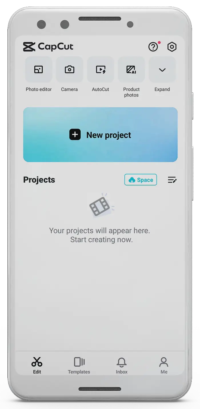 CapCut App Screenshot